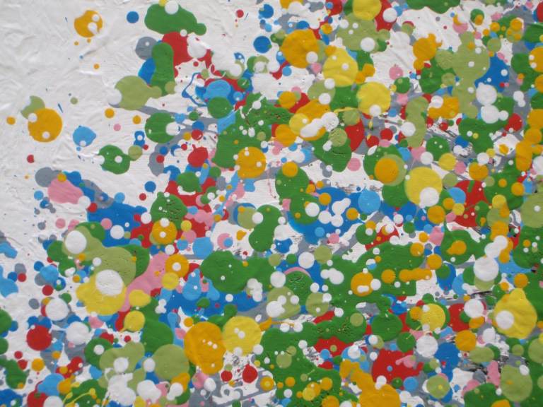 Large 80x60cm Hand-Painted Tree on Framed Canvas | Abstract Modern Wall ...