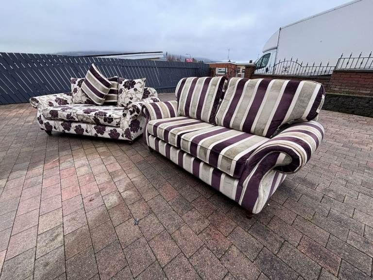 image for 3 and 2 seater sofa from Ashley cane from spotless clean home only £350 the whole set 