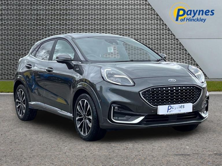 2023 Ford Puma ST-Line Vignale 5Dr 1.0L 155PS Mhev AUTO Magnetic Grey DRVR ASST 