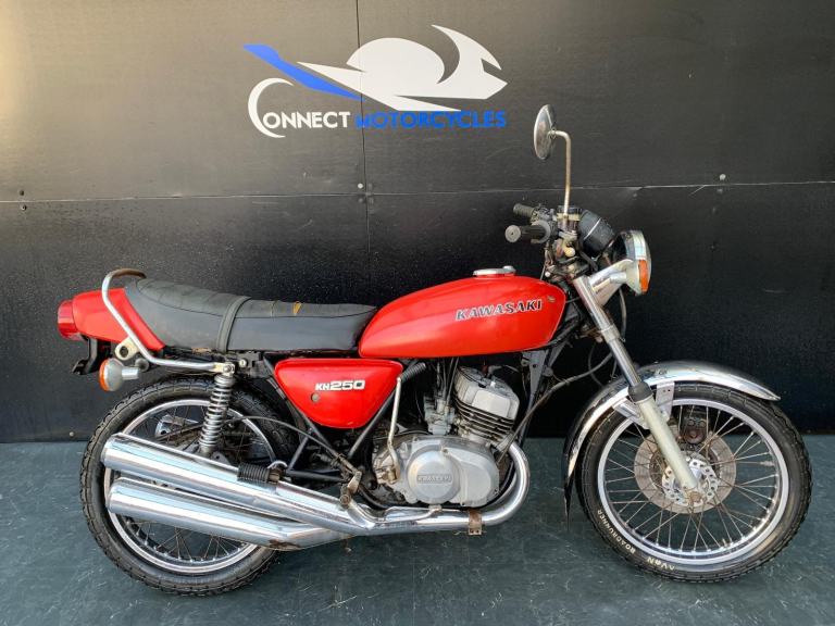 KAWASAKI KH 250 BARN FIND UNREGISTERED RESTORATION PROJECT 