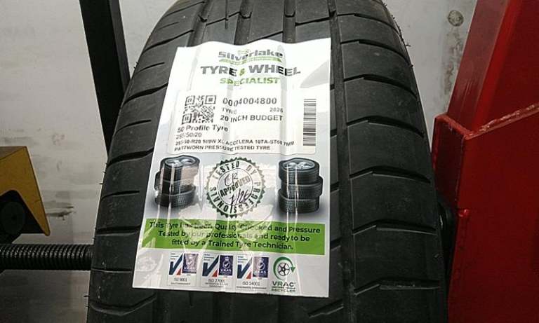 255-50-R20 109w Xl Accelera 10ta-St68 7mm Partworn Pressure Tested Tyre