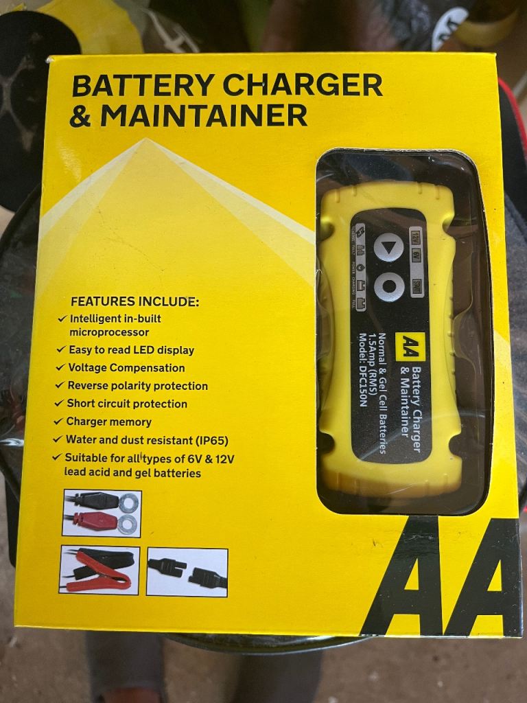 Battery charger and jump leads