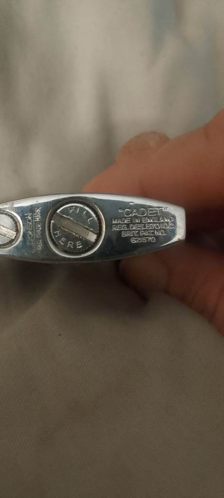 Ronson Cadet Lighter - Made in England, Good Condition