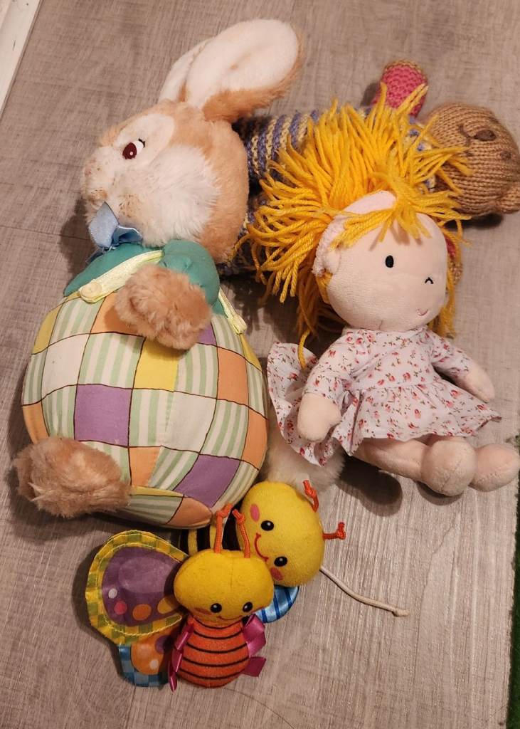 A bundle of Baby soft toys / dolls