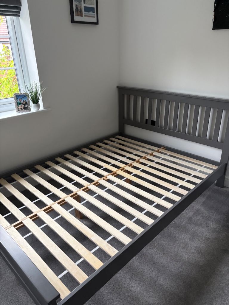 As new double bed frame 