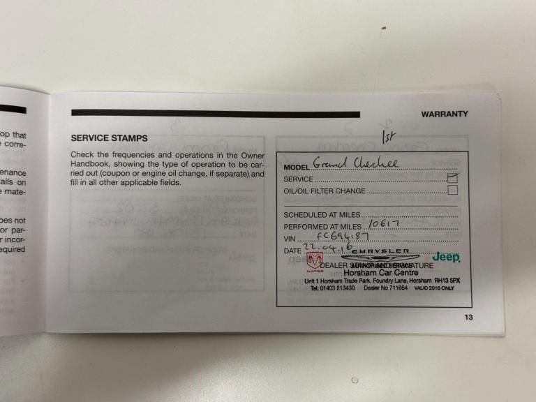 2015 Jeep Grand Cherokee 3.0 CRD Summit 5dr Auto ESTATE DIESEL Automatic