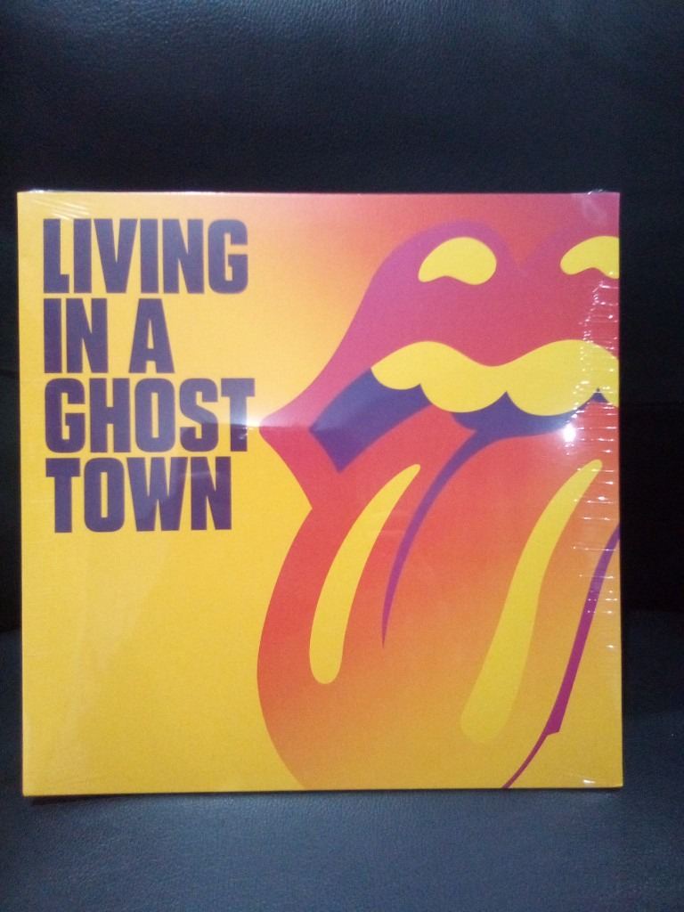 THE ROLLING STONES LIVING IN A GHOSTOWN LTD ORANGE 10 INCH VINYL *BRAND NEW & SEALED *