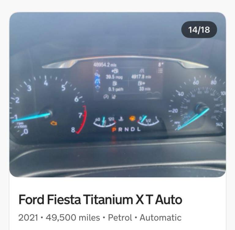 Ford, FIESTA, Hatchback, 2021, Semi-Auto, 998 (cc), 5 doors