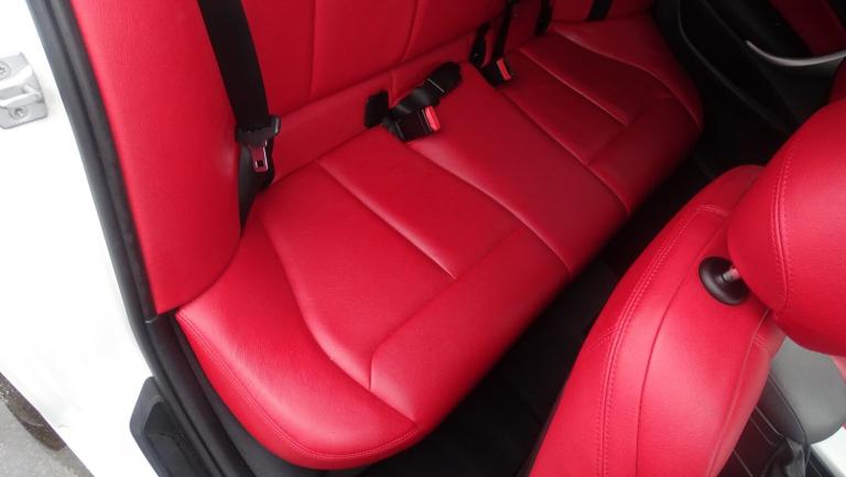 BMW 1 SERIES White Auto Petrol 2016 m sport red leather