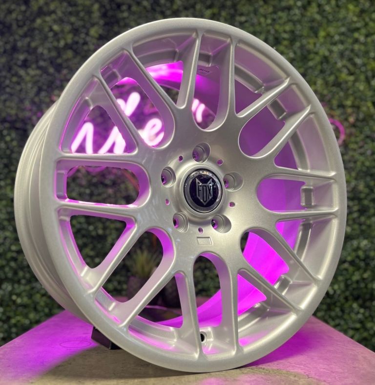 19” 5x120 New Wheels Silver BMW 3/4/5 Series Alloys FOX DTM