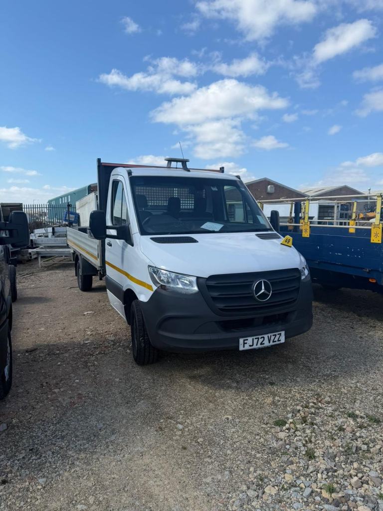 MERCEDES SPRINTER L3 LWB DROPSIDE 3500KG TOWING CAPACITY 7T GTW 315 DIESEL MANUA