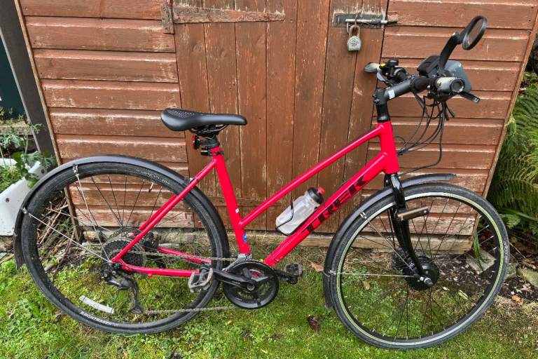 Trek FX3 Stagger Bike - Red, inc Swytch Electric Conversion