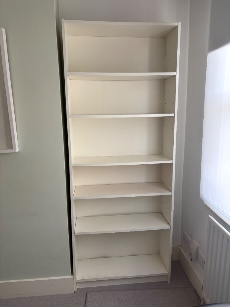 2 White Ikea Billy  Bookcases FREE