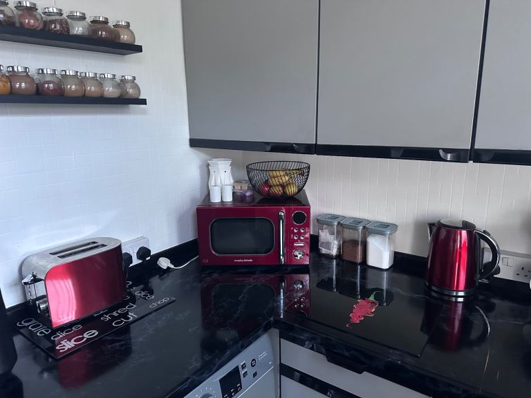 Kettle Toaster & Microwave Set