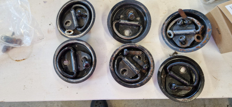 Vw transporter t5.1 rear tie down points 