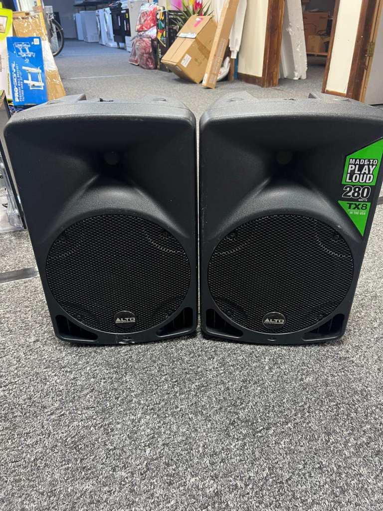 ALTO TX8 280w 8-Inch Two-Way Active Loudspeaker (set of 2)