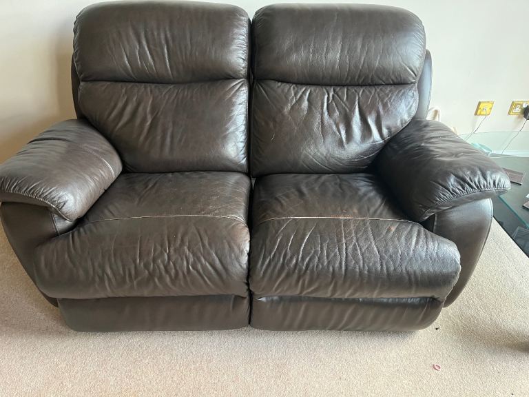 3 seater and 2 seater reclining sofas