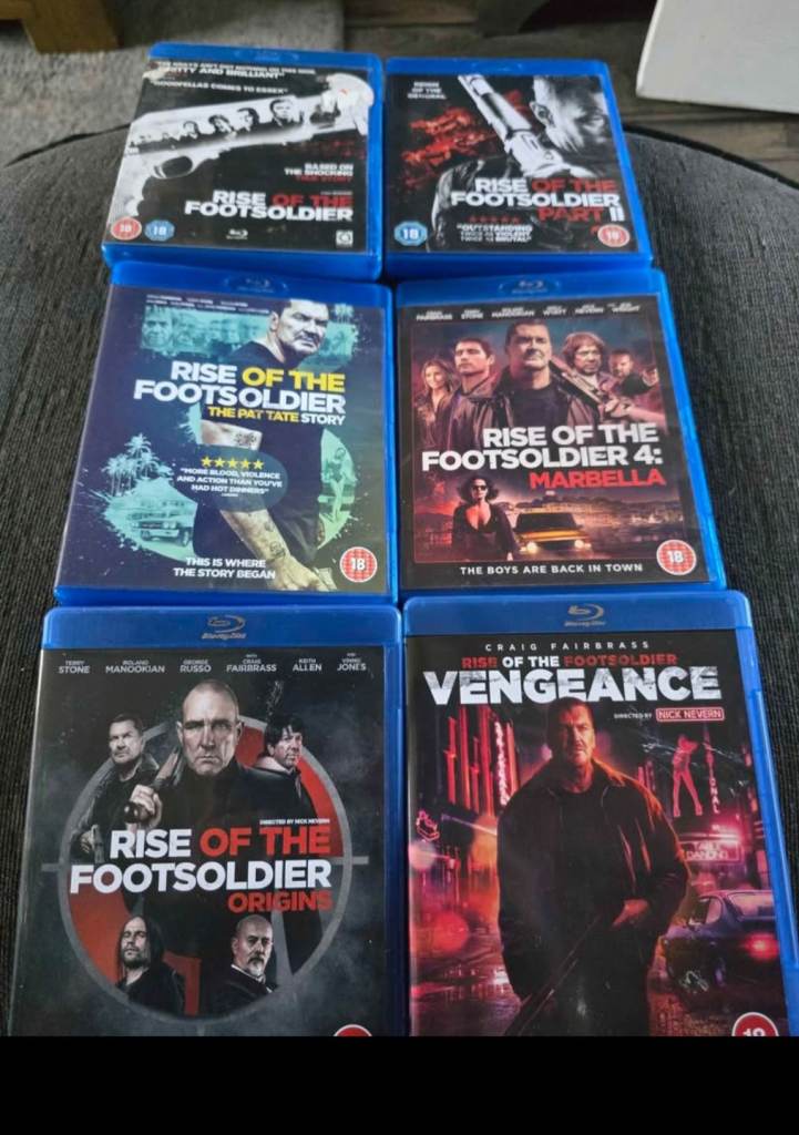Rise of the Footsoldier complete Bluray Collection 