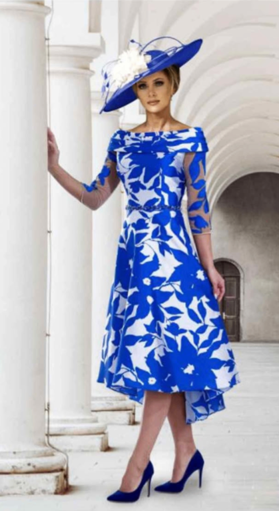 Mother of the Bride Wedding Dress Cobalt/Ocean - IRRESISTIBLE by Veromia