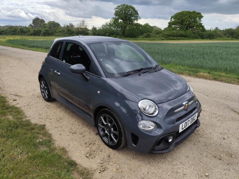 2017/17 ABARTH 595 1.4 T-JET 145, 27K MILES, CIRCUIT GREY, LONG MOT