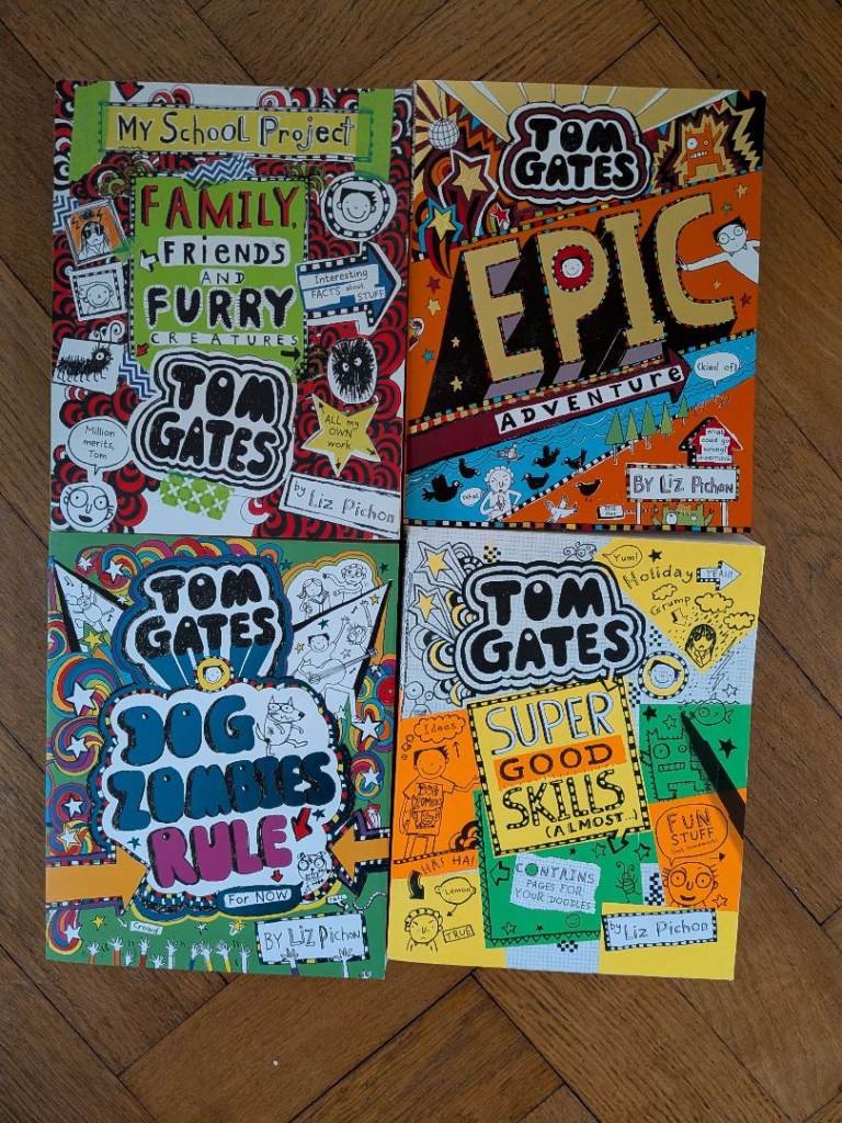 Tom Gates 4-book bundle by Liz Pichon