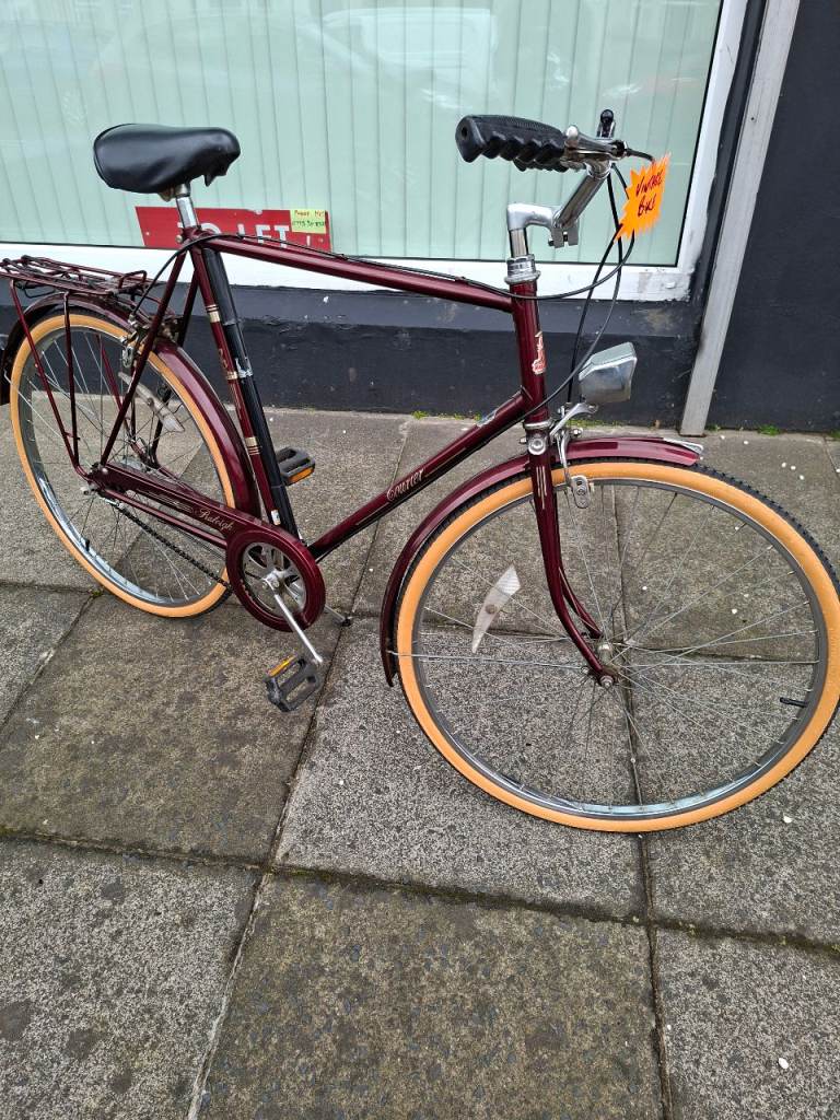 Raleigh Roadster Style Bike - Maroon, Ready to Ride