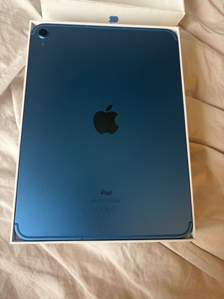 Apple iPad 10th Gen in Blue - Wi-Fi + Cellular (64GB)