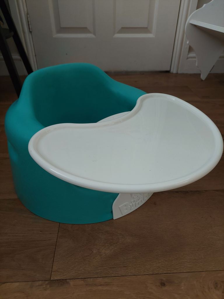 FREE! Bumbo Floor Seat with Tray – Teal, Good Condition