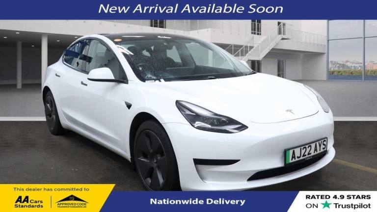 2022 Tesla Model 3 Saloon 4dr Electric Auto RWD (241 bhp) Saloon ELECTRIC Automatic