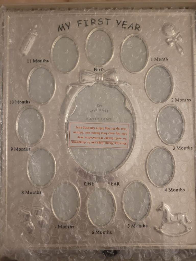 My first year photo frame