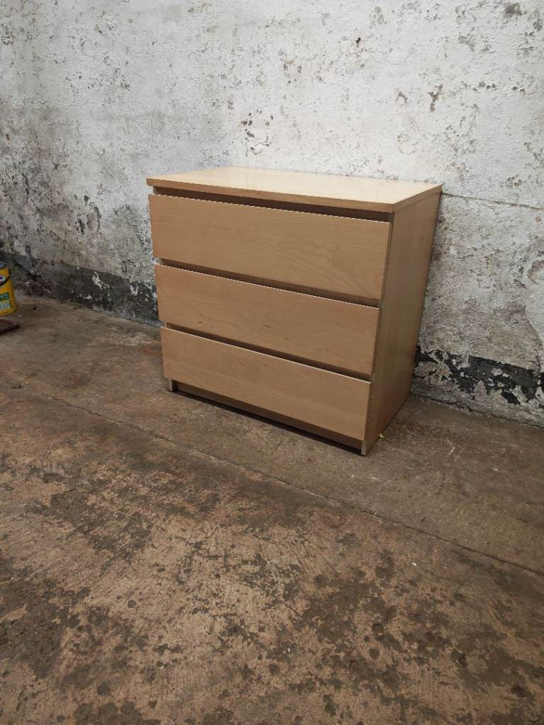 IKEA Malm 3 drawer chest. 