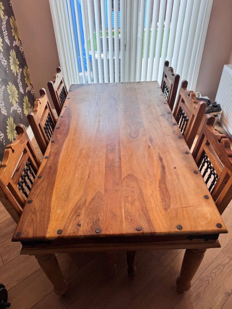 Wooden dining table 