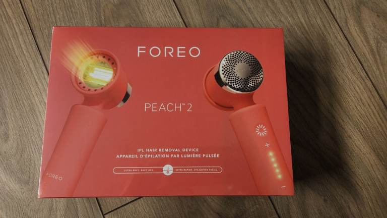 Brand new and unopened FOREO Peach 2 hair removal device