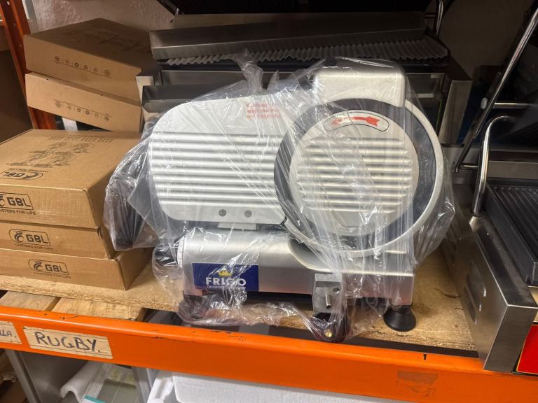 Commercial salami meat slicer brand new top quality cafe shop restaurant 