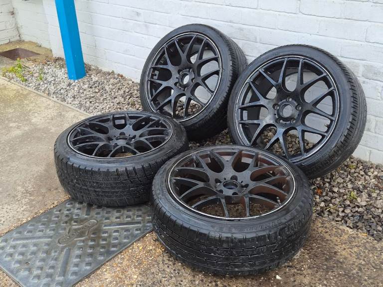🌟Y Spoke 18 inch alloy wheels 5x114 with MATCHING TYRES LEXUS HONDA KIA MAZDA NISSAN