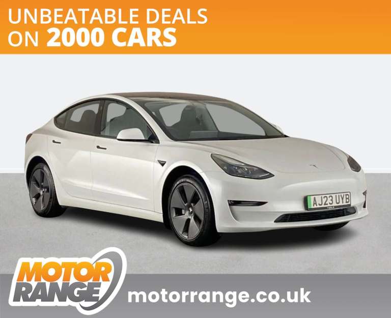 2023 Tesla Model 3 Long Range RWD 4dr Auto Saloon ELECTRIC Automatic