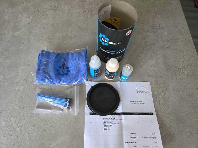 BMW White code 300 unopened Chipex touch up kit