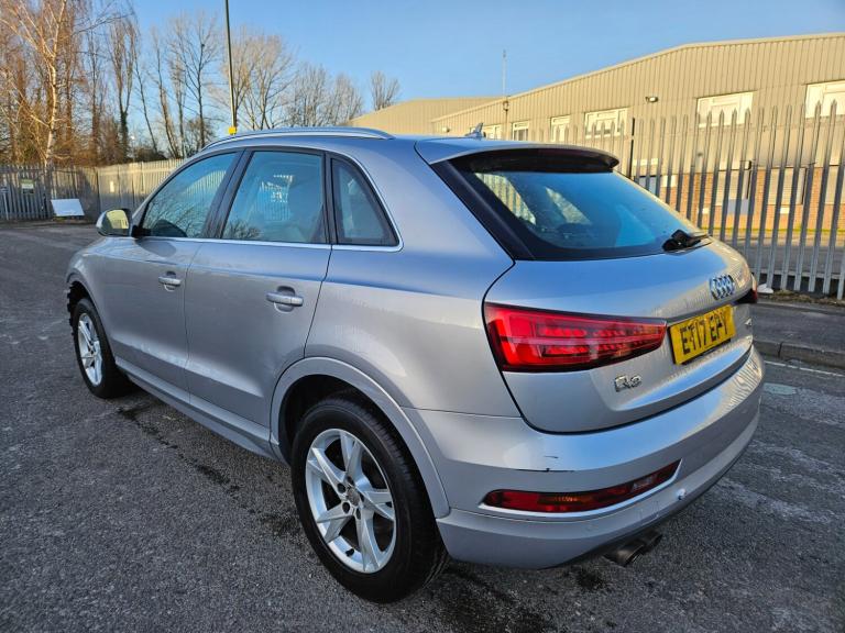 2017 AUDI Q3 1.4T FSI Sport 5dr S Tronic Auto Silver Damaged Salvage CAT N