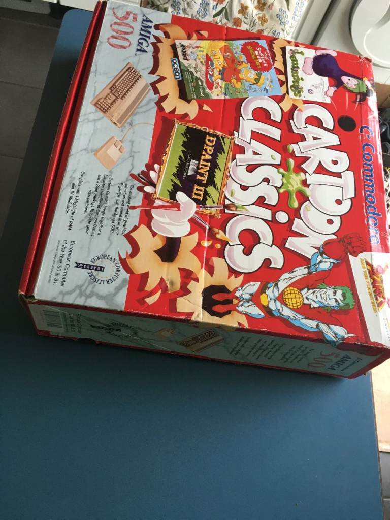 Amiga 500 Cartoon Classics boxed