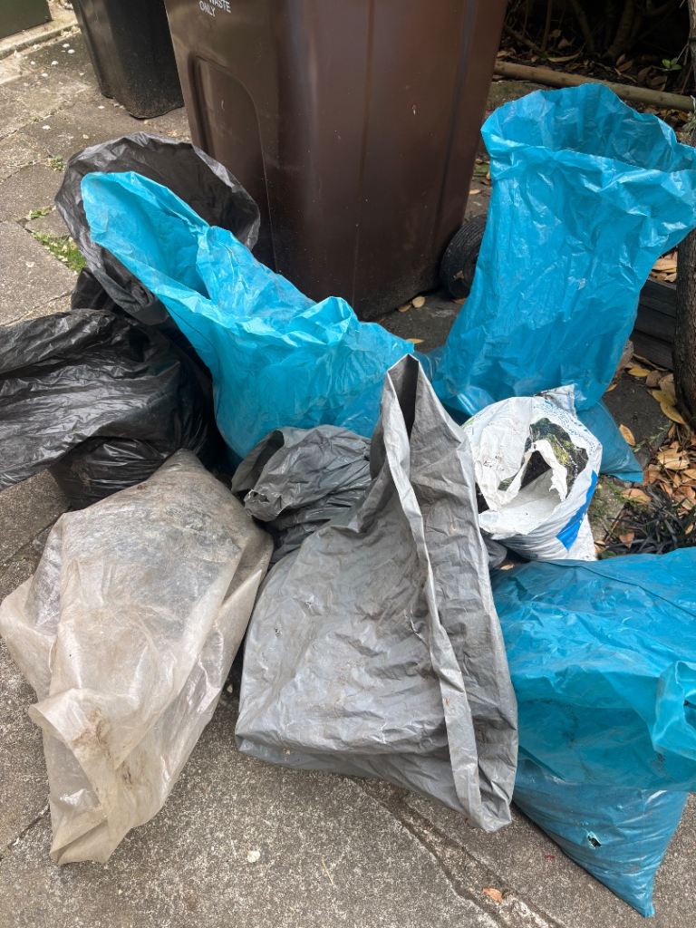 9 bags of earth