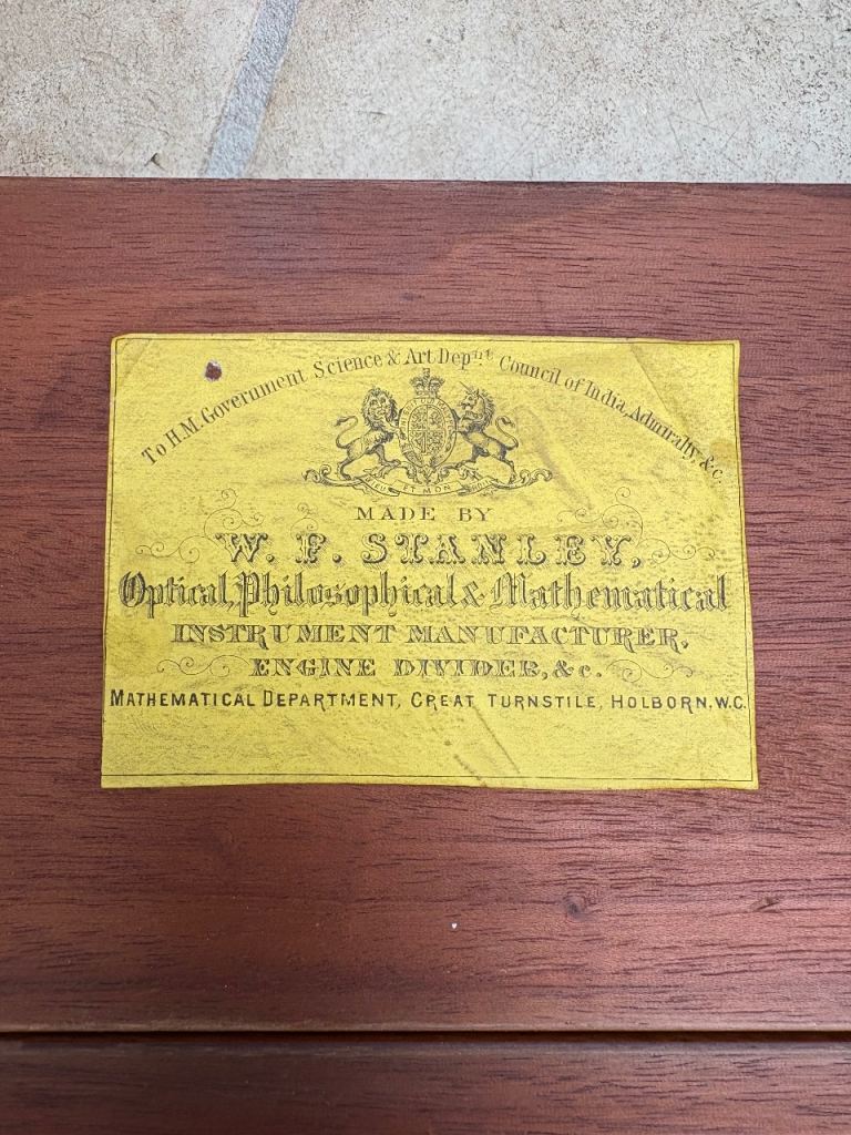 Stanley brass rolling ruler