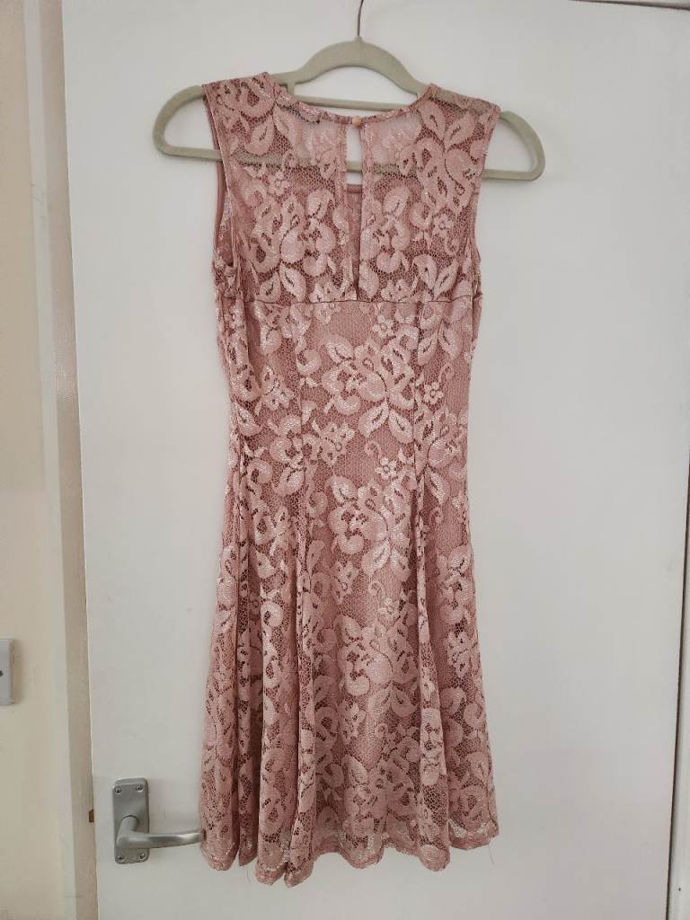 Quiz Pink Lace Dress – Good Condition, Size 10