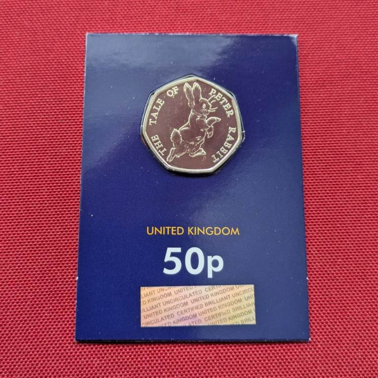 ♥NEW♥ 50p 2017 - Peter Rabbit Beatrix Potter coin