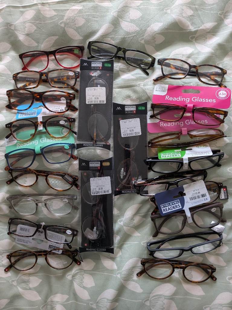 Job Lot of Reading Glasses – Brand New, Various Styles