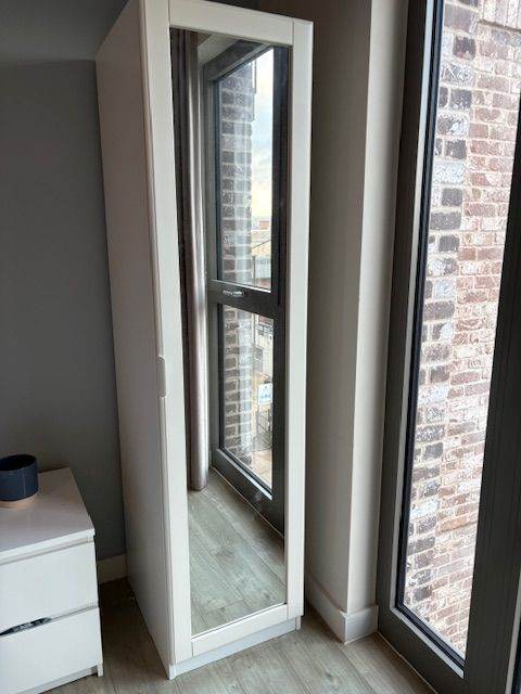 2 wardobes and one long chest of drawers from Ikea 