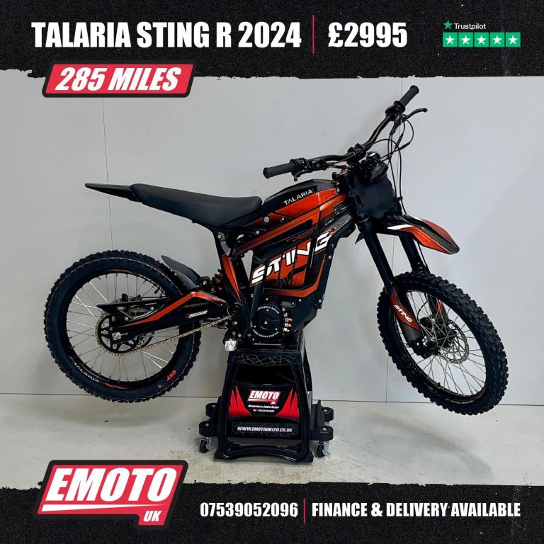 TALARIA STING R MX 2024 Electric Bike 285 Miles @EmotoUK - Finance Available