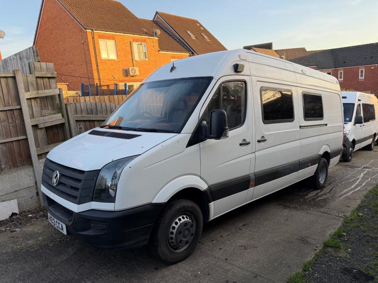 2013 13 VOLKSWAGEN CRAFTER 2.0 TDI 163 CR50+ CREW VAN LWB HIGH ROOF WHITE POLICE