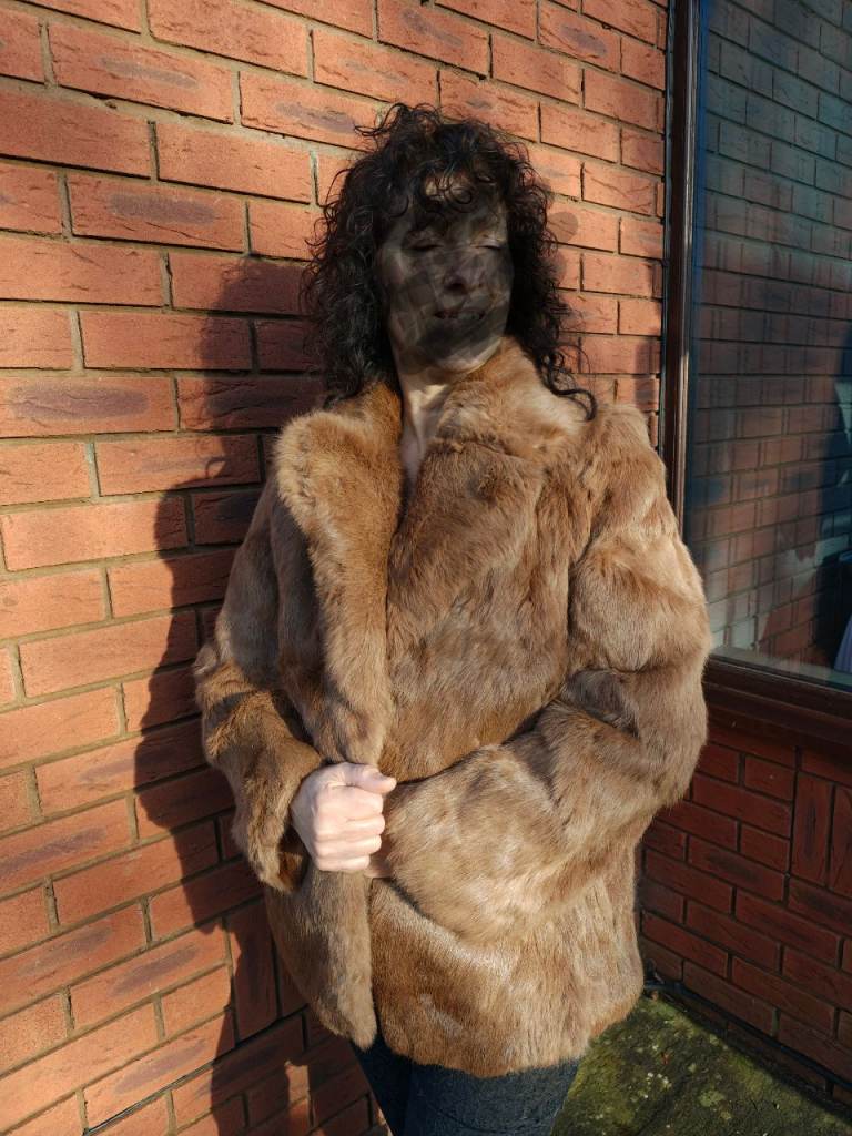 Vintage Coney Fur -Dino Ricco Designer look -Fur Jacket size 14-16