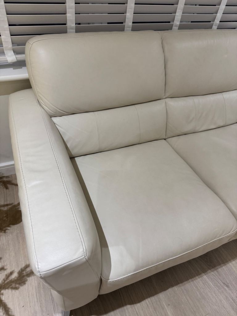 Two Natuzzi Two Seater Leather Sofas