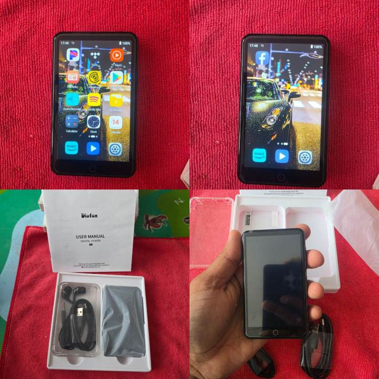 Android Digital Mp3/Mp4 Player FM, Wifi/Bt, Touch Screen Etc. Full Details in  Description 